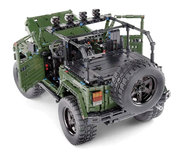 Mould King Klocki konstrukcyjne Wrangler czarny 2096 el. zestaw 13124 - 1551543 - zdjęcie 5